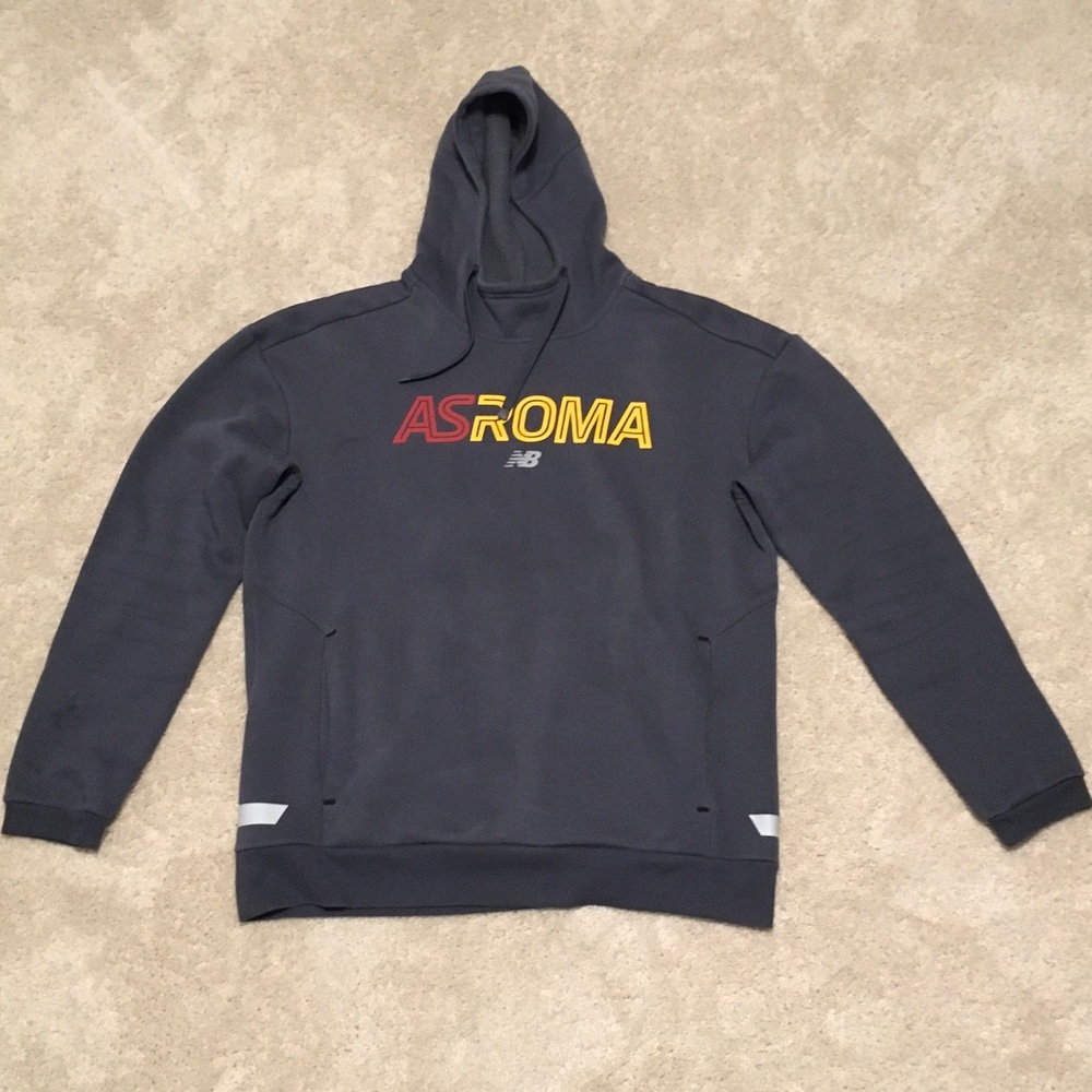 New Balance AS Roma Hoodie Gray